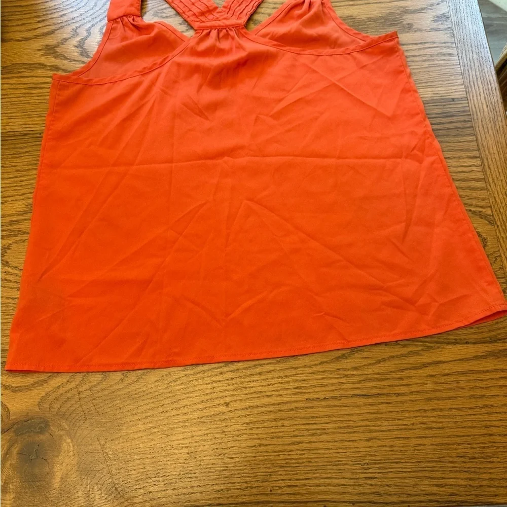 Medium Women's Forever 21 Orange Sleeveless Top - Picture 4 of 7